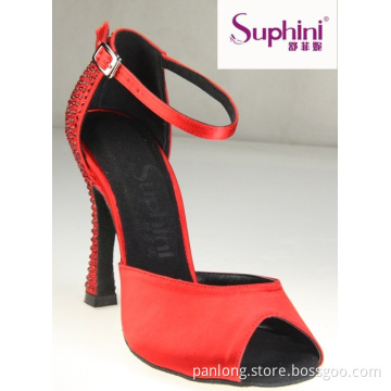 DISPONIBLE Zapatos de baile de salsa Red Diamond
